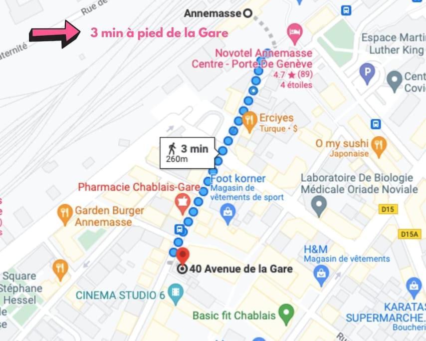 Green Cocon - Gare Annemasse A 3Min-Geneve Acces Direct 外观 照片