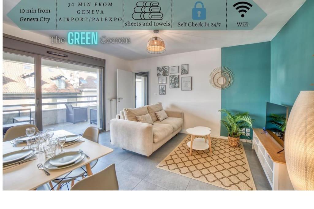 Green Cocon - Gare Annemasse A 3Min-Geneve Acces Direct 外观 照片